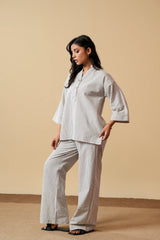 Black & White - Seersucker Co-Ord Set