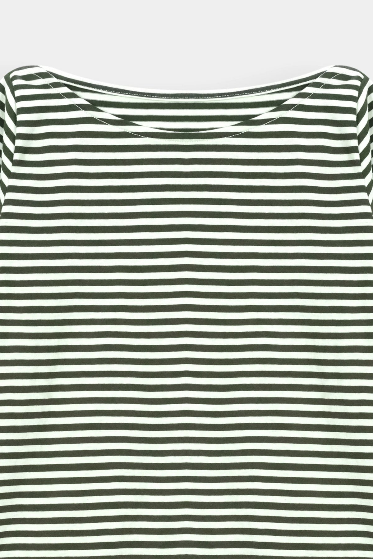 Essential Boat Neck Stripe Tee