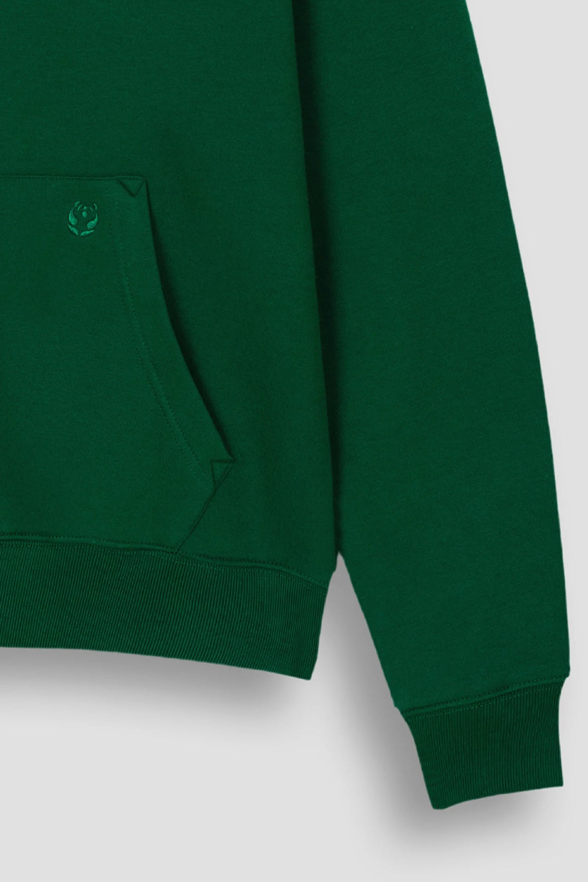 Lazywear Essential Hoodie — Forest Green — W