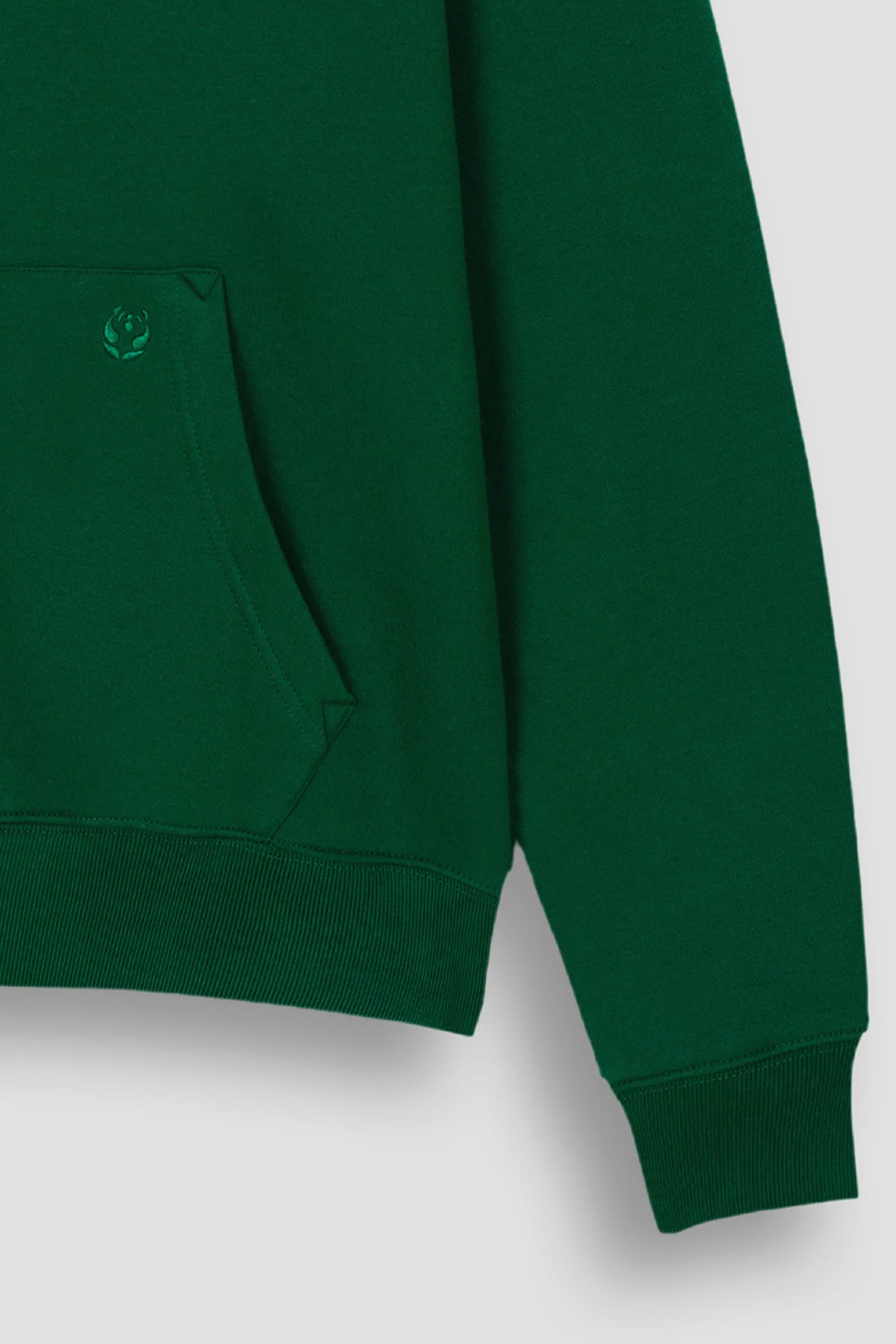 Lazywear Essential Hoodie — Forest Green — M
