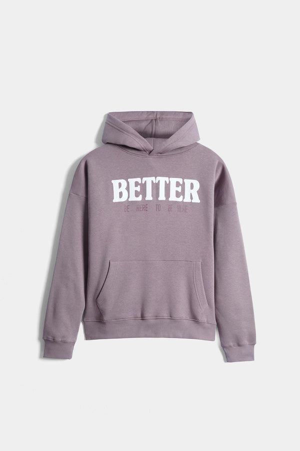 Mauve graphic hoodie