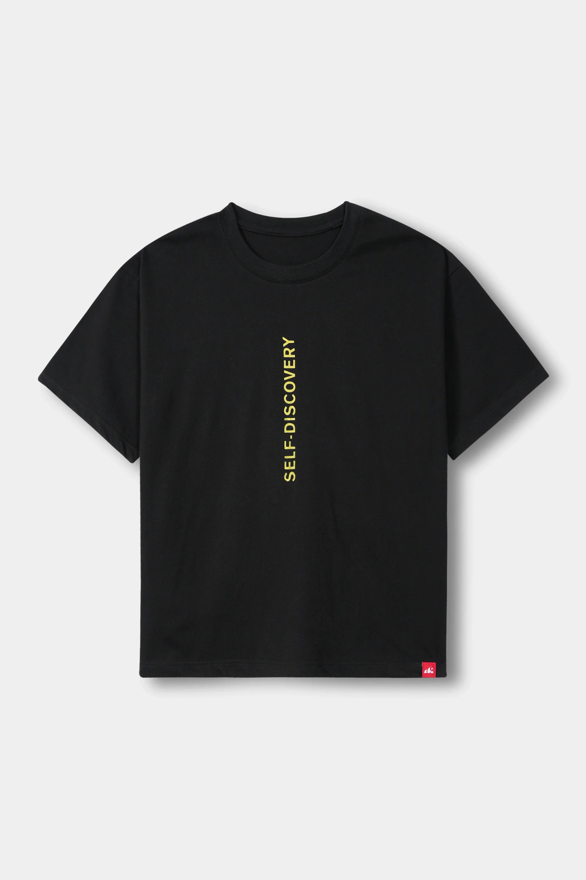 Self Discovery Oversized Black T-shirt - Unisex