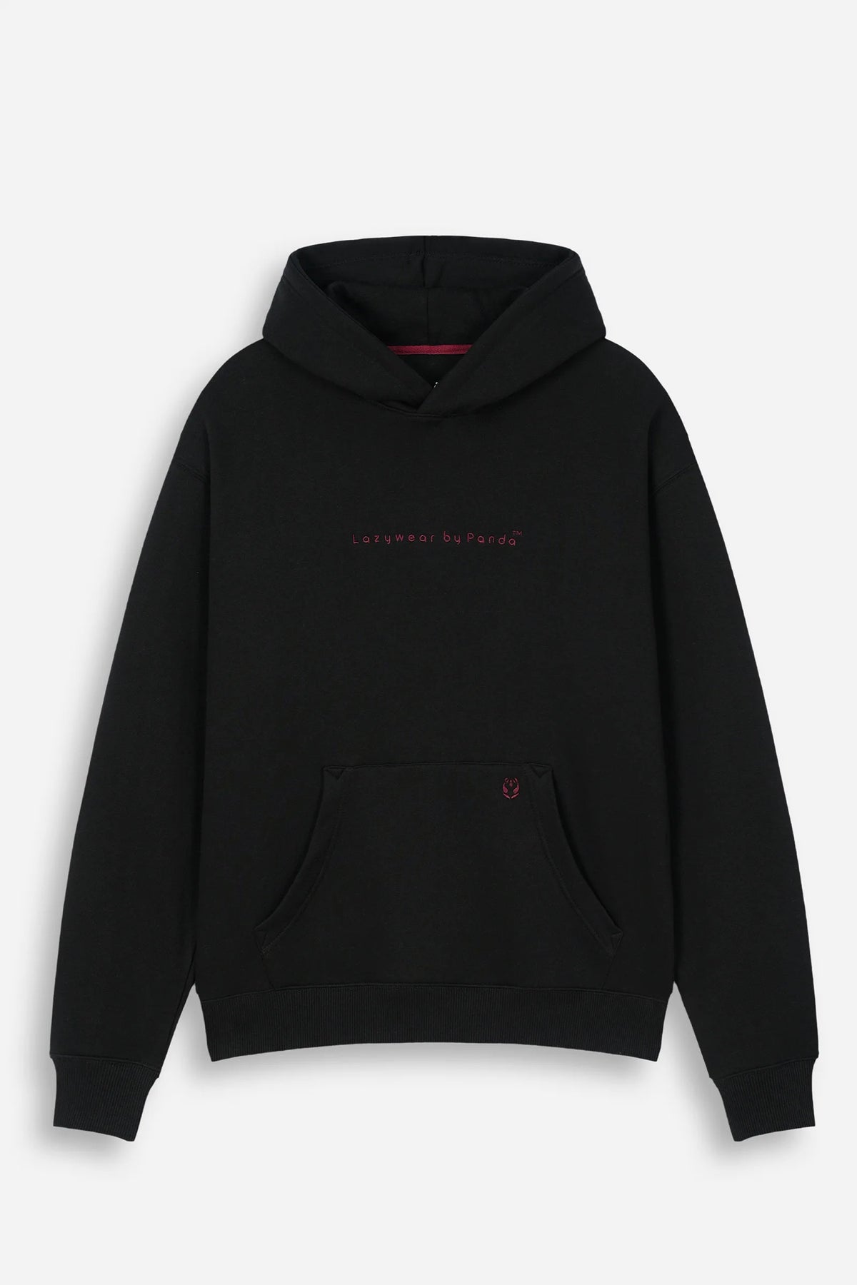 Lazywear Essential Hoodie — Onyx Black — M